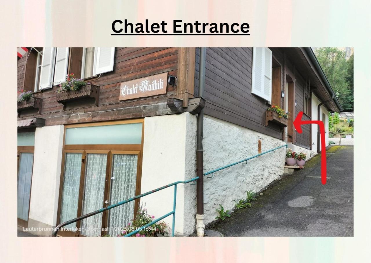 Chalet Maithili Lauterbrunnen -152-Year-Old Majestic Chalet Екстер'єр фото