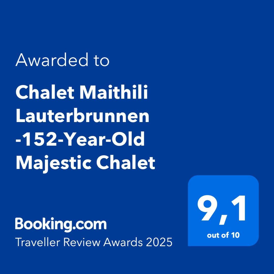 Chalet Maithili Lauterbrunnen -152-Year-Old Majestic Chalet Екстер'єр фото